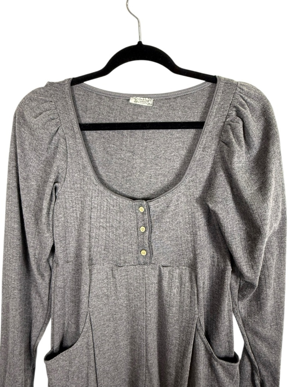 Free People Intimately On Point Onesie Jumpsuit One Piece Romper Gray Sz XS - Picture 5 of 8